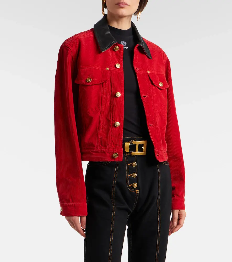 Versace Cotton corduroy jacket | Thumbnail 2 Versace Cotton corduroy jacket | Thumbnail 2