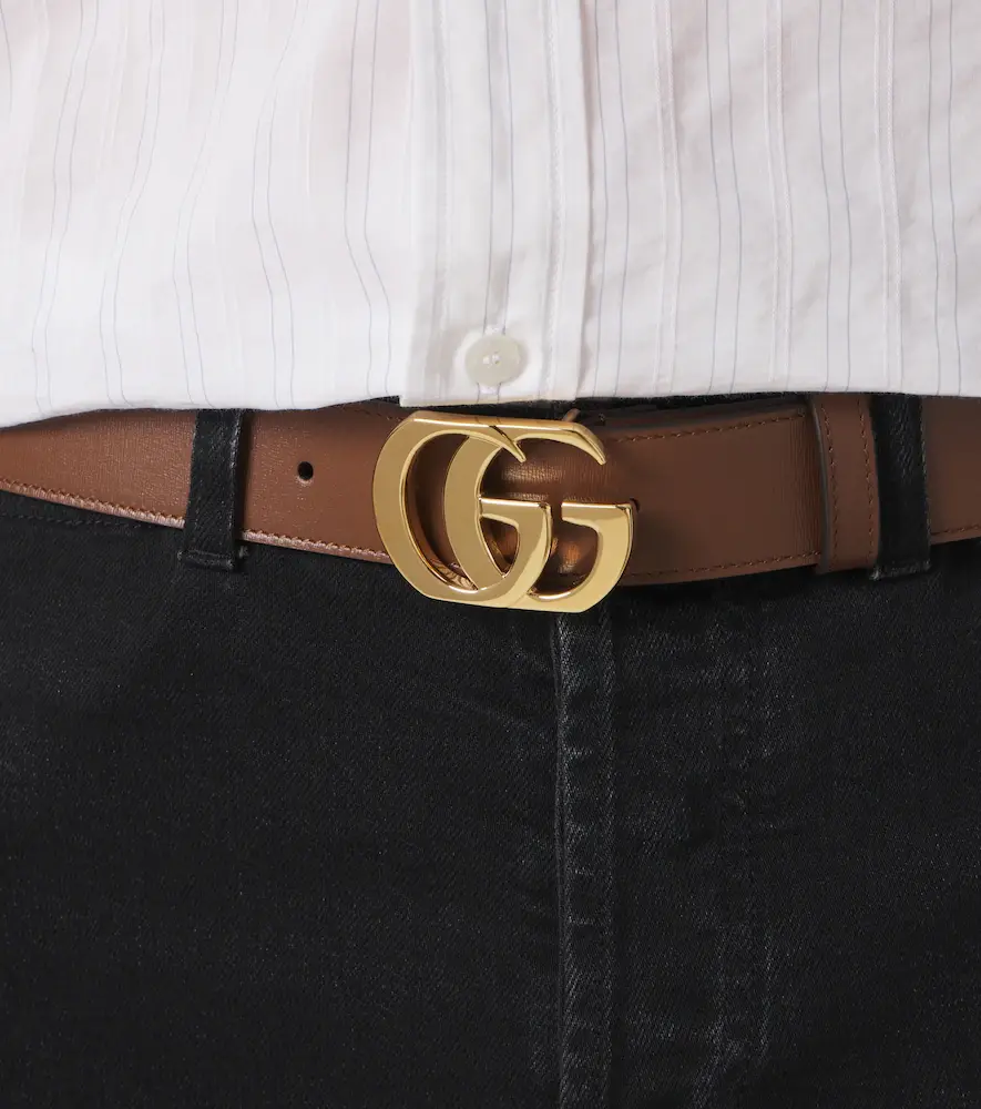 Gucci GG leather belt | Thumbnail 4