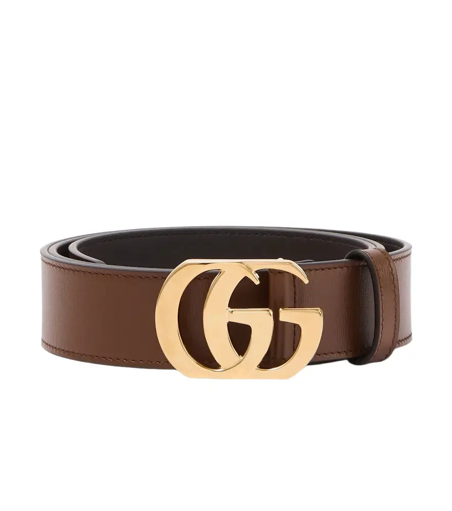 Gucci GG leather belt