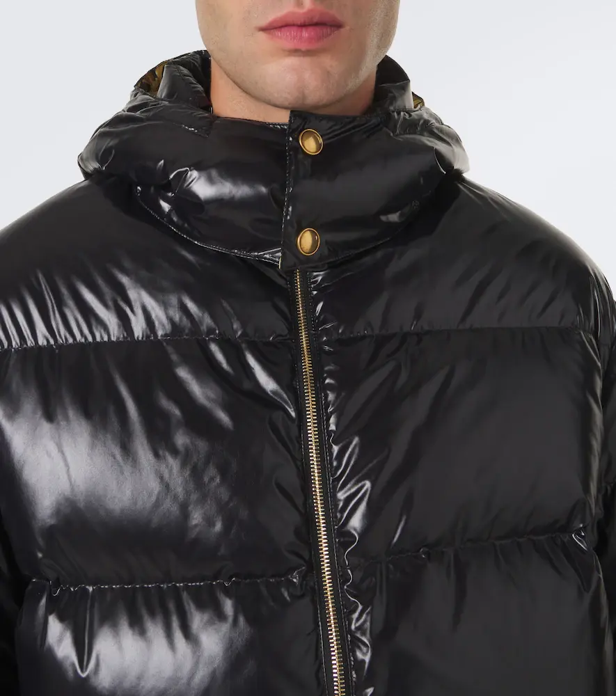 Versace Barocco hooded down jacket | Thumbnail 3 Versace Barocco hooded down jacket | Thumbnail 3