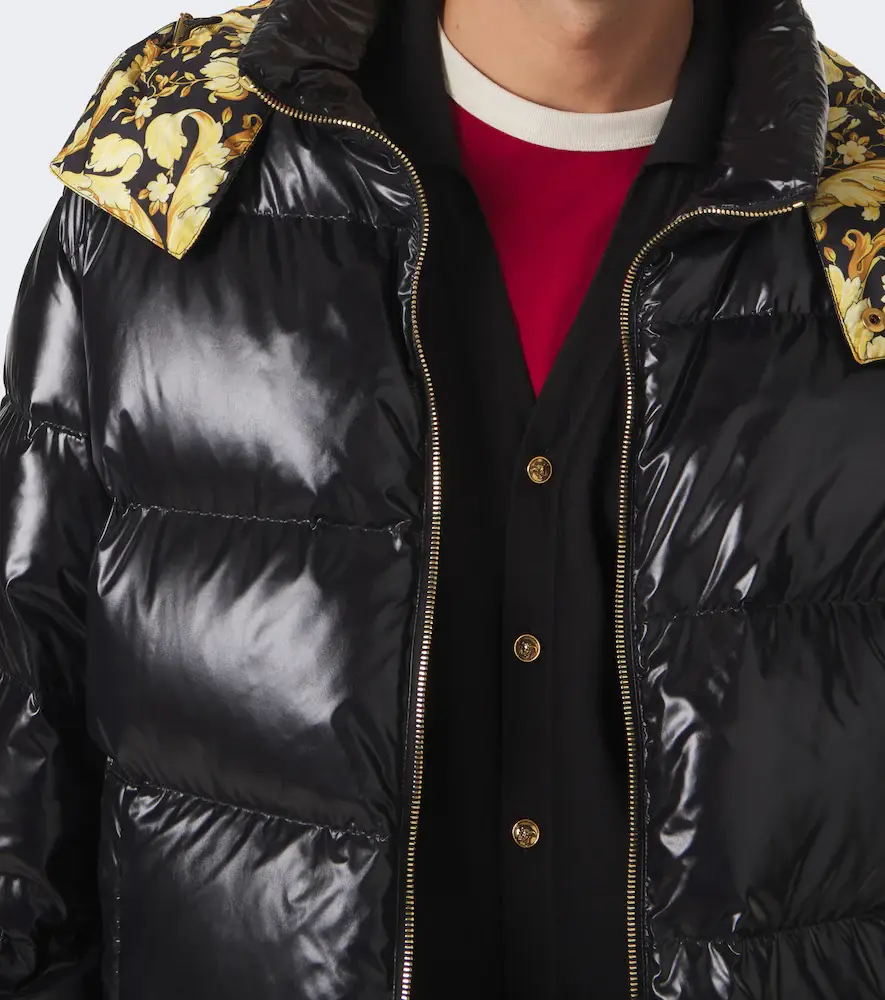 Versace Barocco hooded down jacket | Thumbnail 6 Versace Barocco hooded down jacket | Thumbnail 6