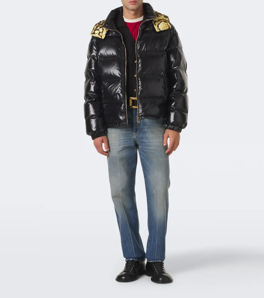 Versace Barocco hooded down jacket | Thumbnail 7 Versace Barocco hooded down jacket | Thumbnail 7
