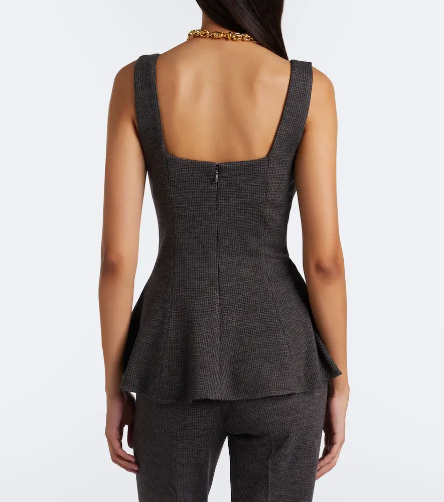 Ralph Lauren Collection Peplum wool jersey top | Thumbnail 2 Ralph Lauren Collection Peplum wool jersey top | Thumbnail 2