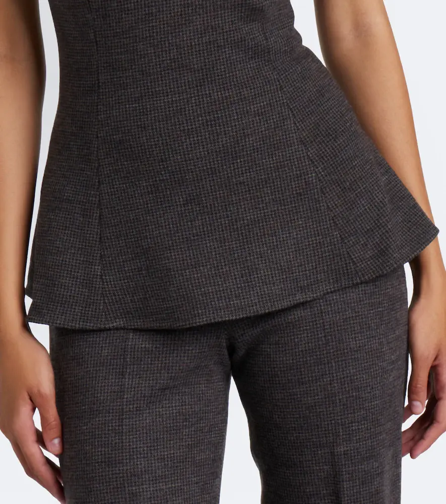 Ralph Lauren Collection Peplum wool jersey top | Thumbnail 3 Ralph Lauren Collection Peplum wool jersey top | Thumbnail 3