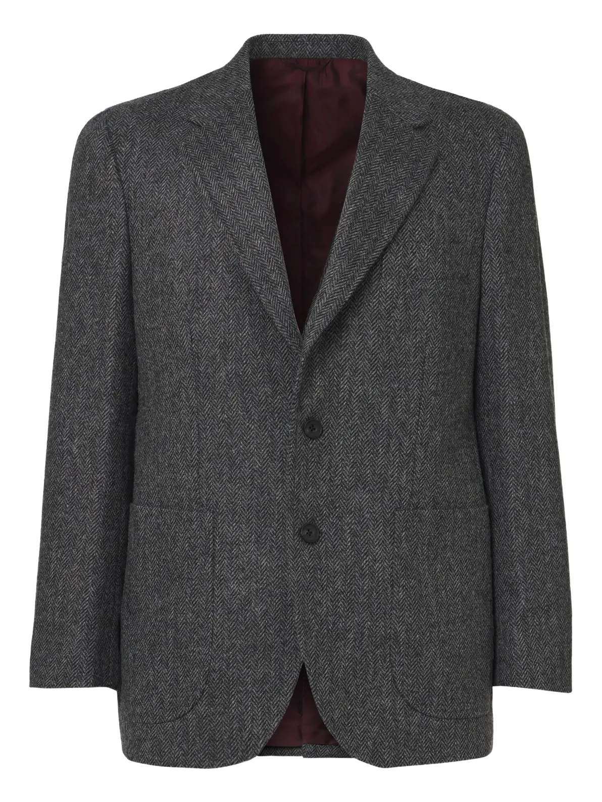 Rubinacci Herringbone virgin wool blazer