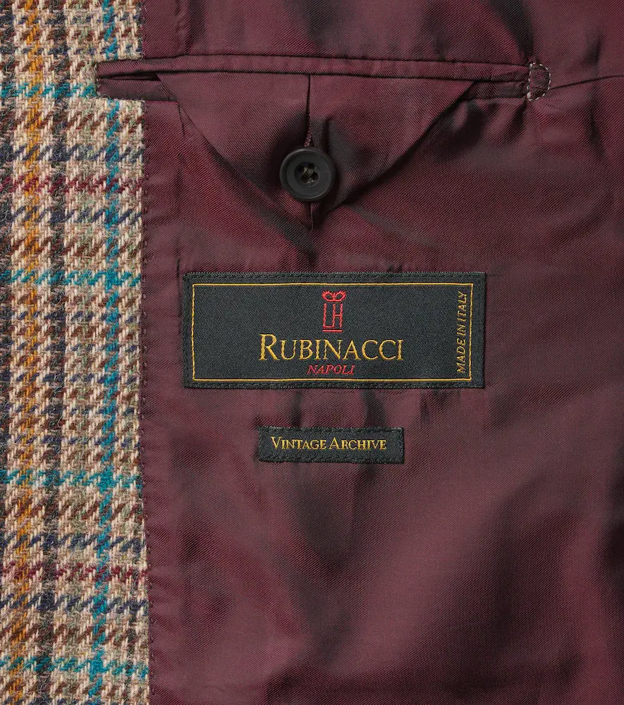 Rubinacci Checked virgin wool blazer | Thumbnail 2