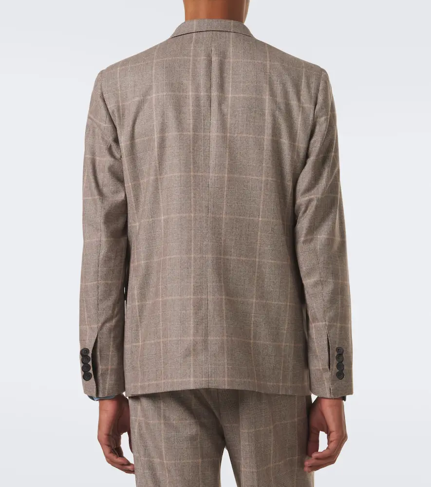 Rubinacci Checked virgin wool blazer | Thumbnail 3