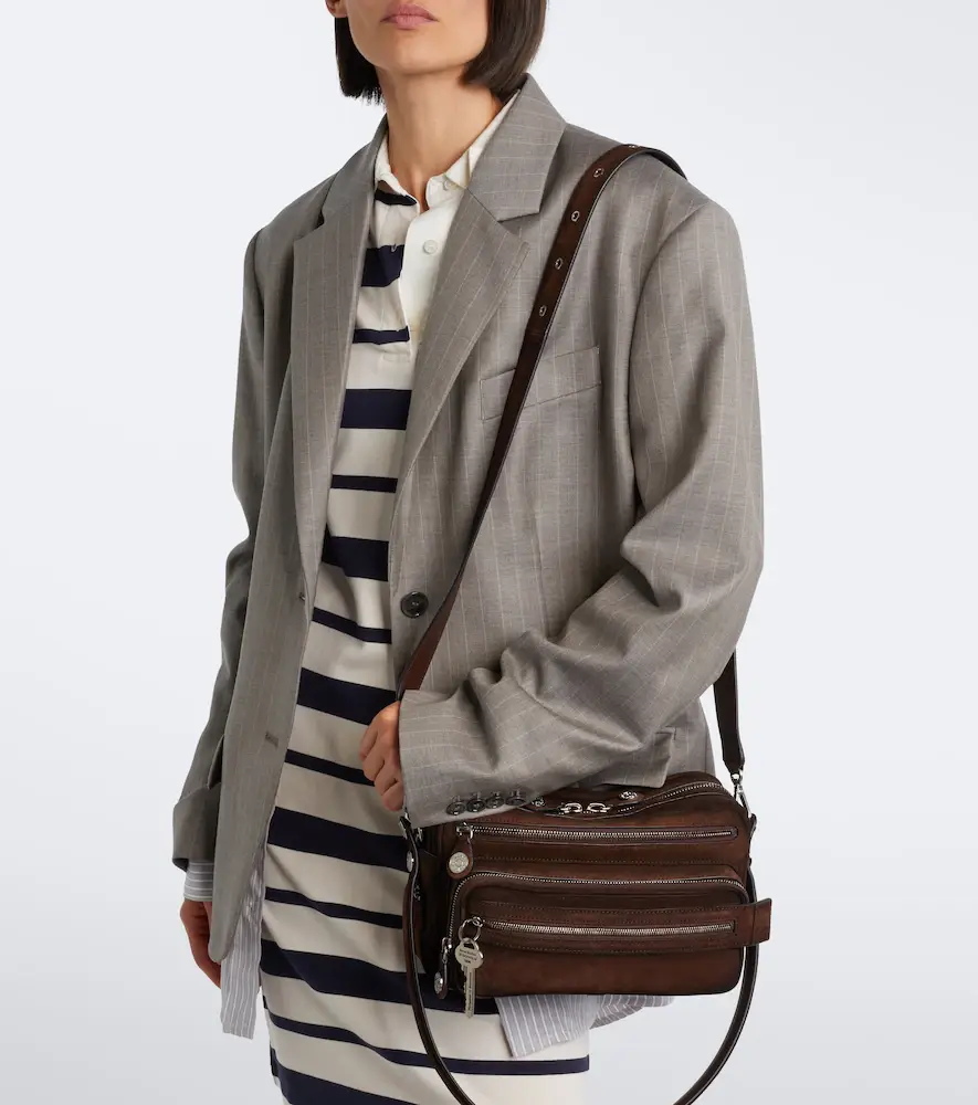 Acne Studios Camero Party suede shoulder bag | Thumbnail 5 Acne Studios Camero Party suede shoulder bag | Thumbnail 5