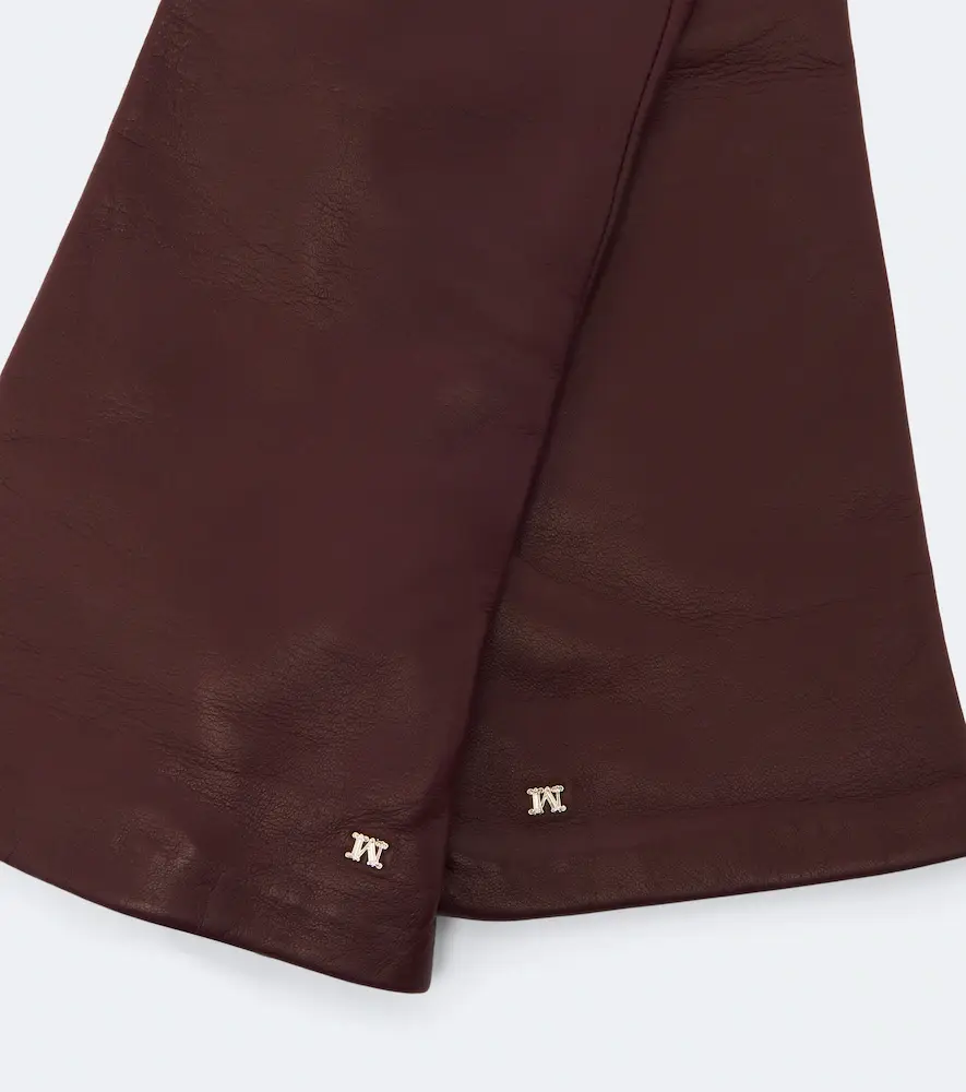 Max Mara Leather gloves | Thumbnail 2 Max Mara Leather gloves | Thumbnail 2