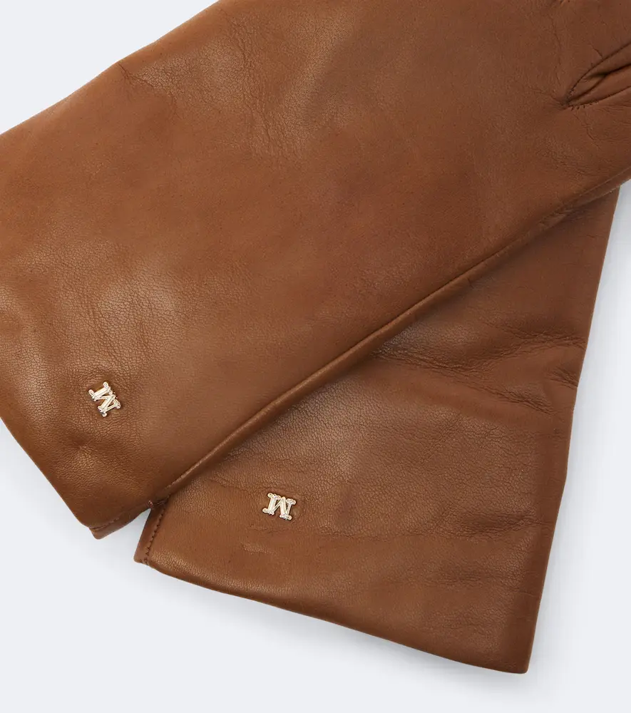 Max Mara Leather gloves | Thumbnail 2 Max Mara Leather gloves | Thumbnail 2