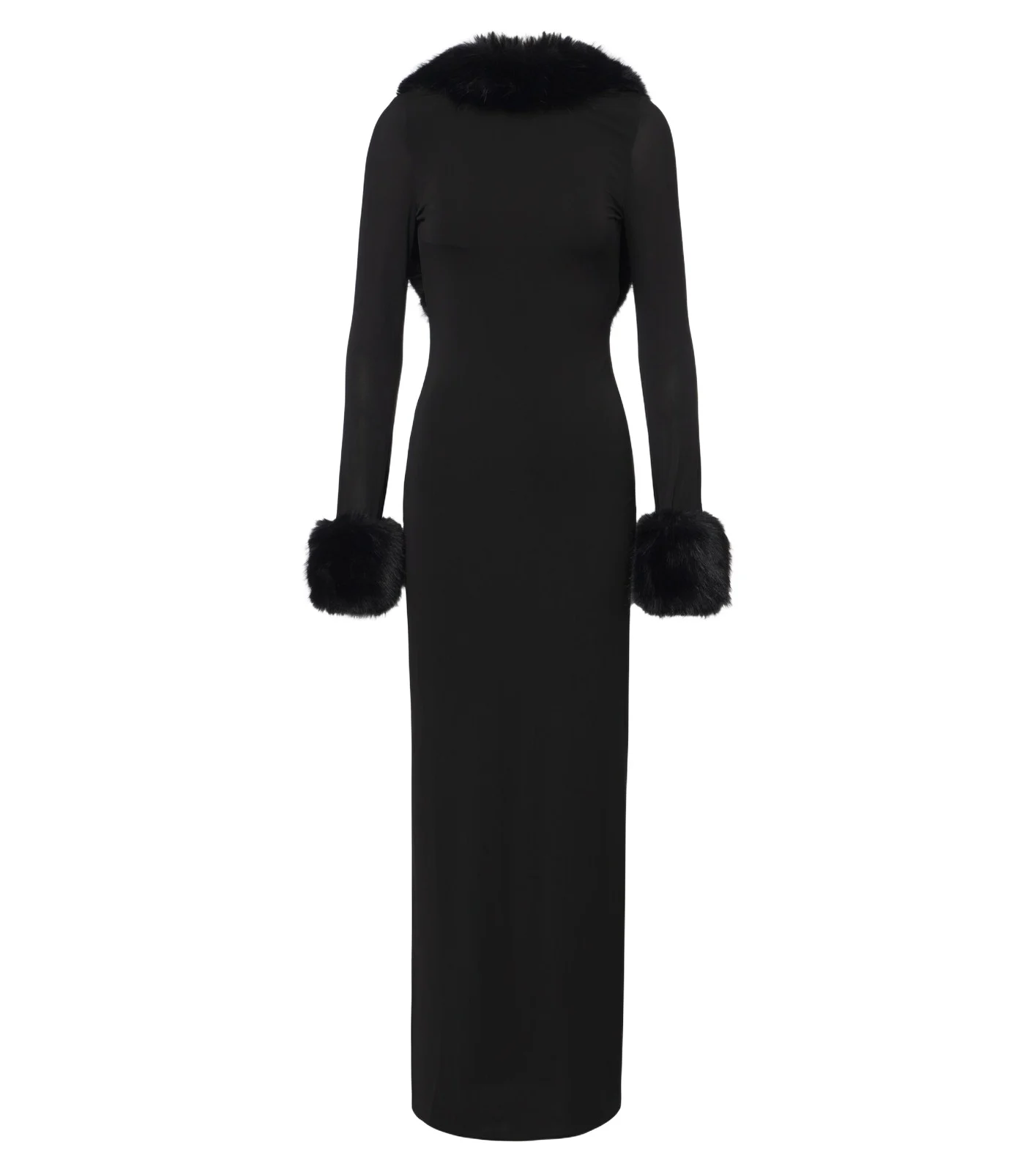 Nina Ricci Open-back jersey gown