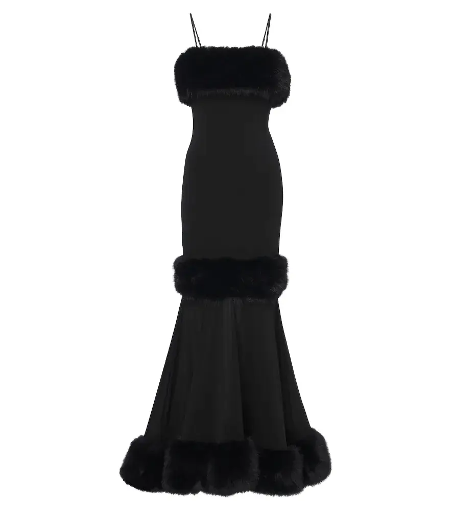 Jersey bustier gown