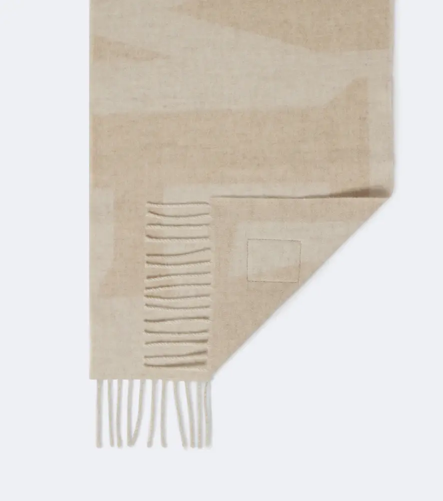 Loewe Logo jacquard cashmere scarf | Thumbnail 2