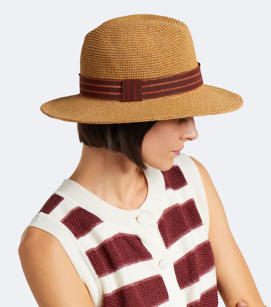 Eres Marlon raffia-effect Panama hat | Thumbnail 4 Eres Marlon raffia-effect Panama hat | Thumbnail 4