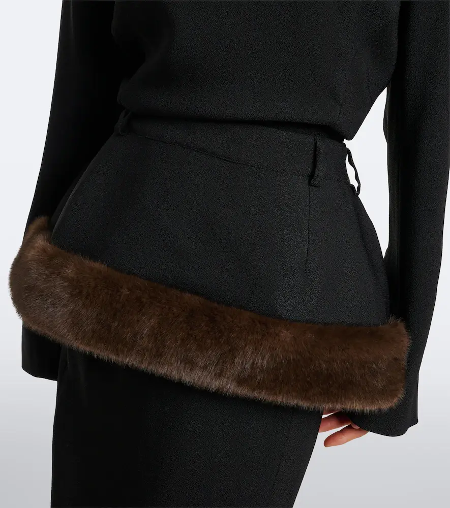 Stella McCartney Peplum midi dress | Thumbnail 3 Stella McCartney Peplum midi dress | Thumbnail 3