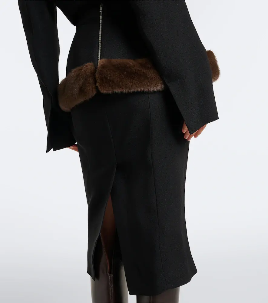 Stella McCartney Peplum midi dress | Thumbnail 6 Stella McCartney Peplum midi dress | Thumbnail 6