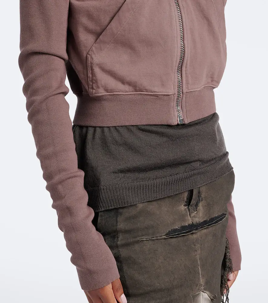 Rick Owens Mountain cotton jersey sweatshirt | Thumbnail 4 Rick Owens Mountain cotton jersey sweatshirt | Thumbnail 4