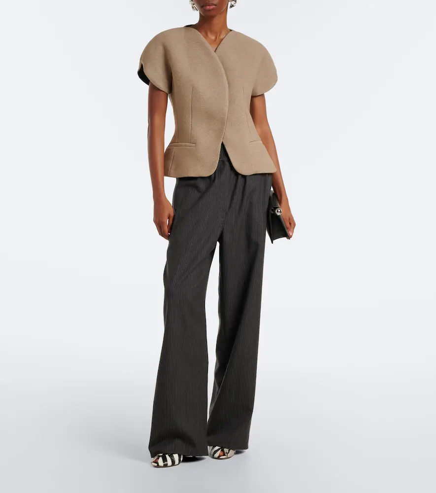 Jacquemus Ovalo wool and cotton jacket | Thumbnail 2 Jacquemus Ovalo wool and cotton jacket | Thumbnail 2