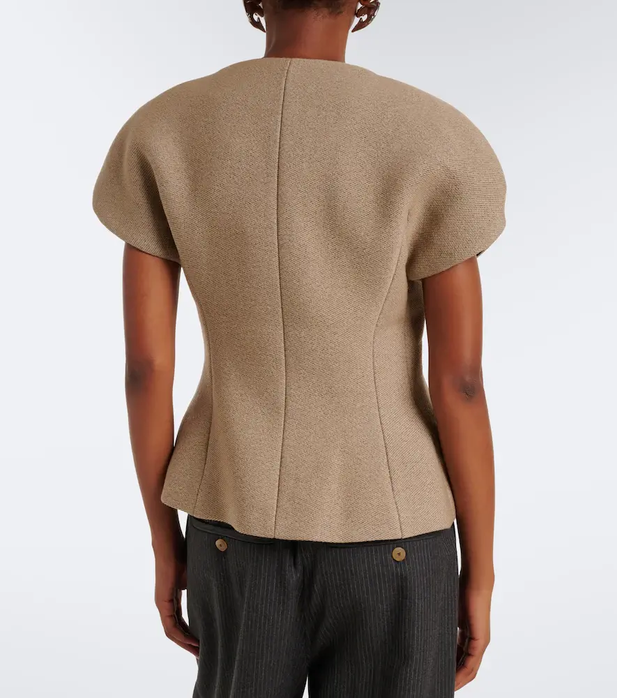 Jacquemus Ovalo wool and cotton jacket | Thumbnail 4 Jacquemus Ovalo wool and cotton jacket | Thumbnail 4