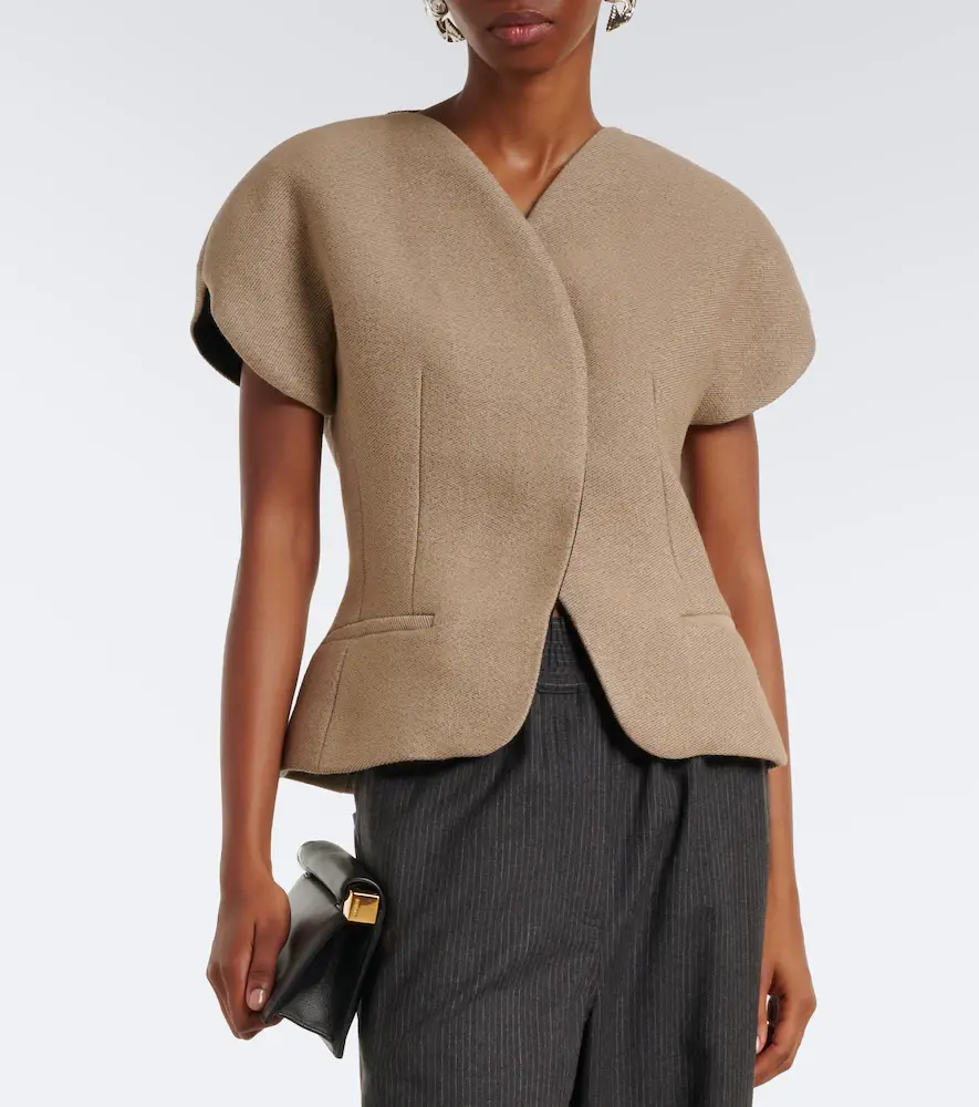 Jacquemus Ovalo wool and cotton jacket | Thumbnail 6 Jacquemus Ovalo wool and cotton jacket | Thumbnail 6