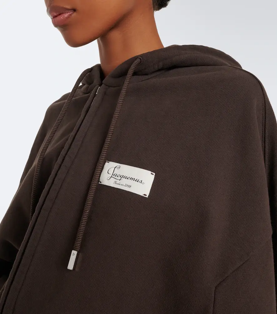 Jacquemus Corso cotton fleece zip-up hoodie | Thumbnail 3 Jacquemus Corso cotton fleece zip-up hoodie | Thumbnail 3