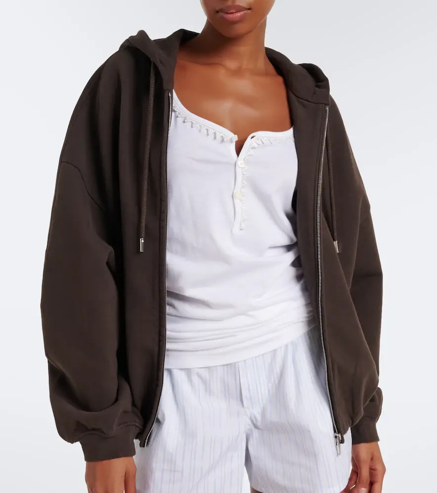 Jacquemus Corso cotton fleece zip-up hoodie | Thumbnail 5 Jacquemus Corso cotton fleece zip-up hoodie | Thumbnail 5