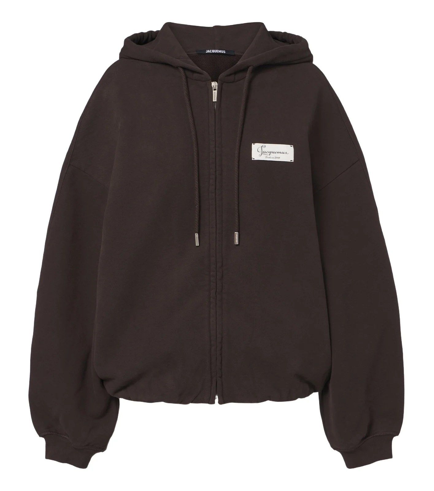 Jacquemus Corso cotton fleece zip-up hoodie