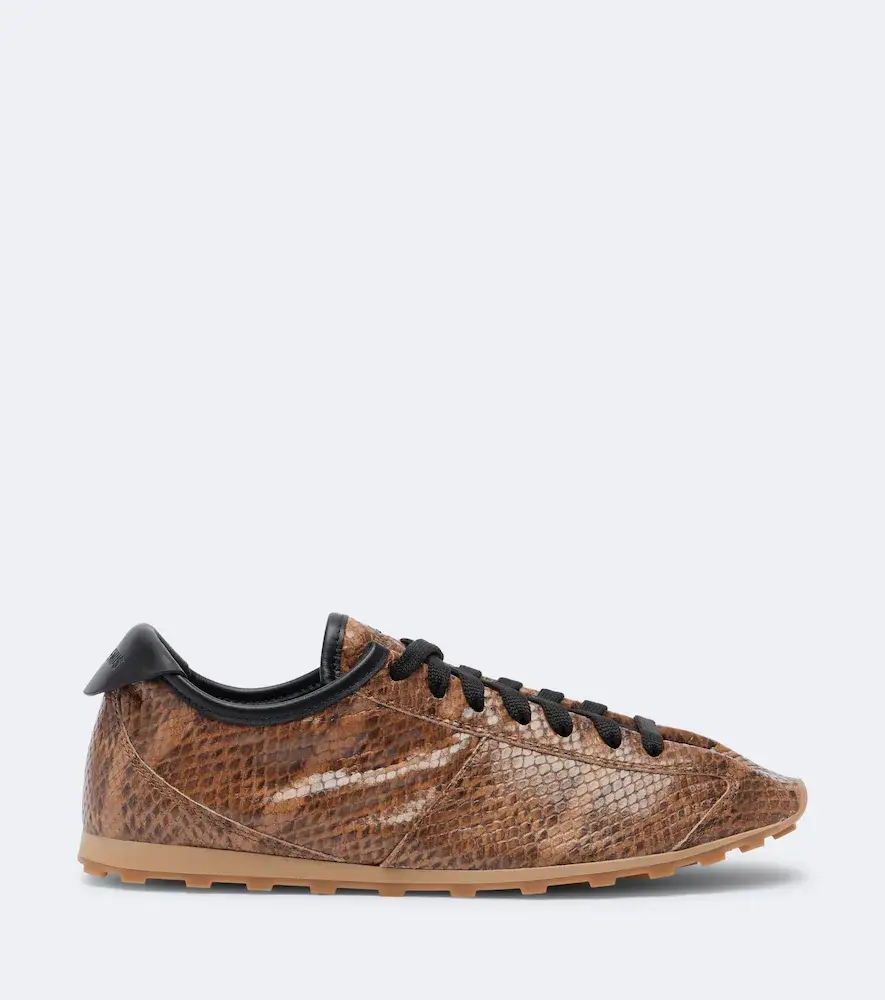 Jacquemus Tennis snake-effect leather sneakers | Thumbnail 2 Jacquemus Tennis snake-effect leather sneakers | Thumbnail 2
