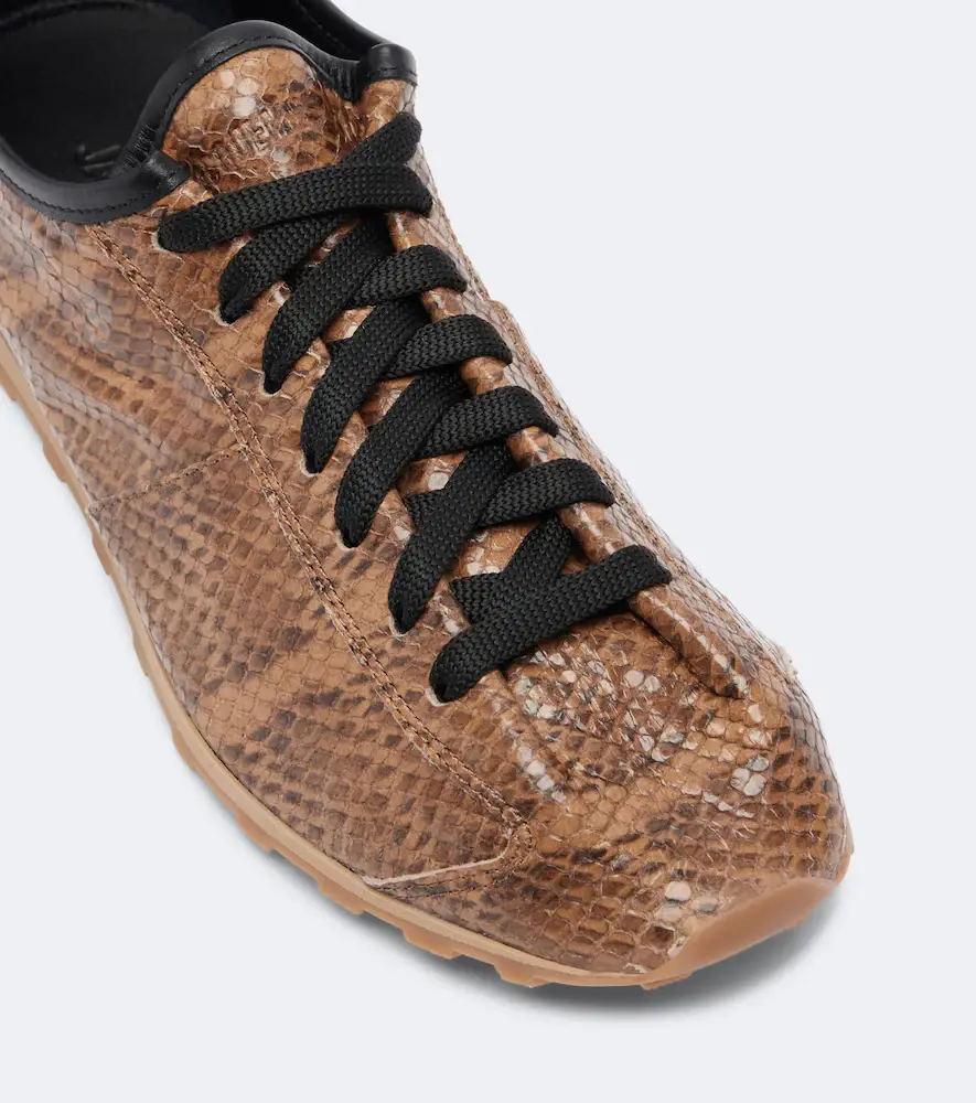 Jacquemus Tennis snake-effect leather sneakers | Thumbnail 3 Jacquemus Tennis snake-effect leather sneakers | Thumbnail 3
