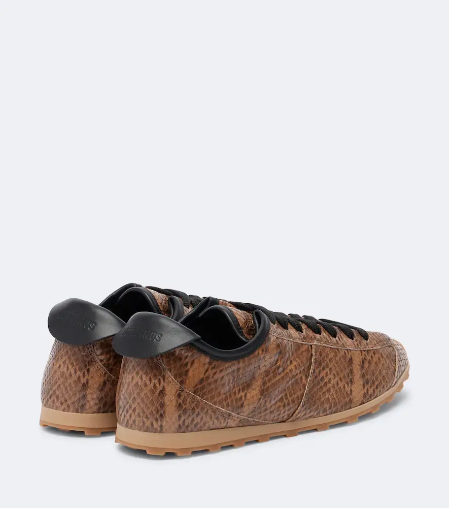 Jacquemus Tennis snake-effect leather sneakers | Thumbnail 4 Jacquemus Tennis snake-effect leather sneakers | Thumbnail 4