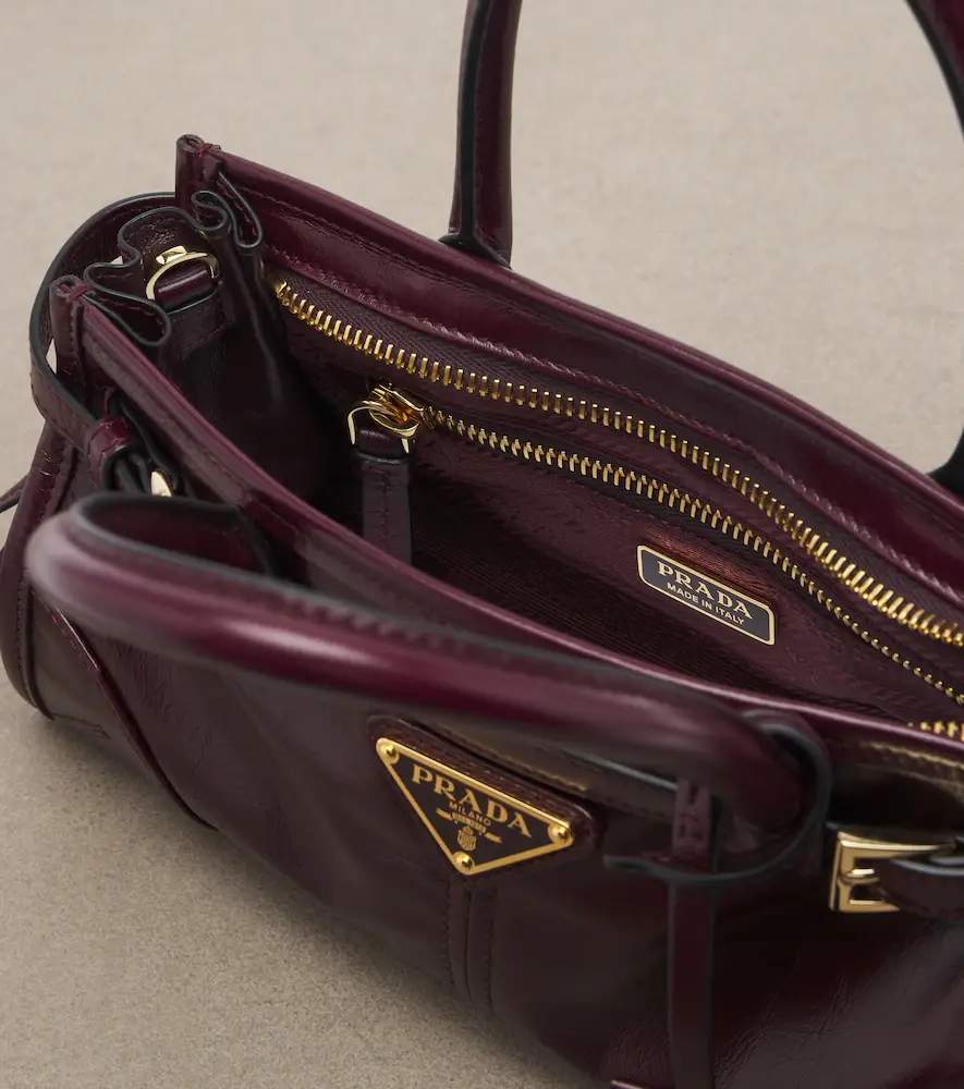 Prada Bonnie Mini leather top-handle bag | Thumbnail 4 Prada Bonnie Mini leather top-handle bag | Thumbnail 4