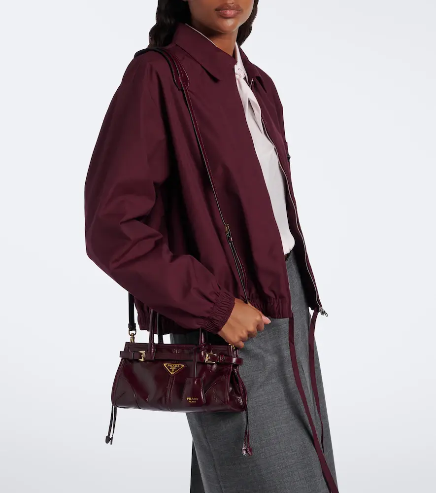 Prada Bonnie Mini leather top-handle bag | Thumbnail 6 Prada Bonnie Mini leather top-handle bag | Thumbnail 6