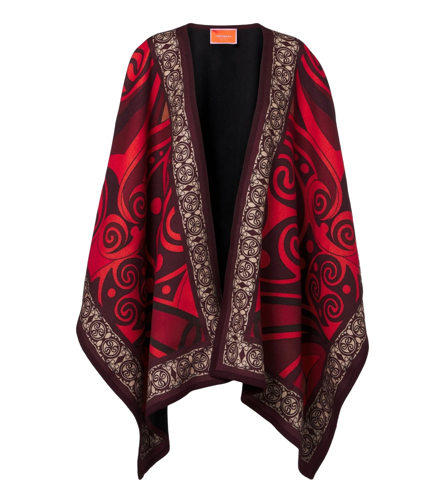 La DoubleJ Alchemy printed wool shawl