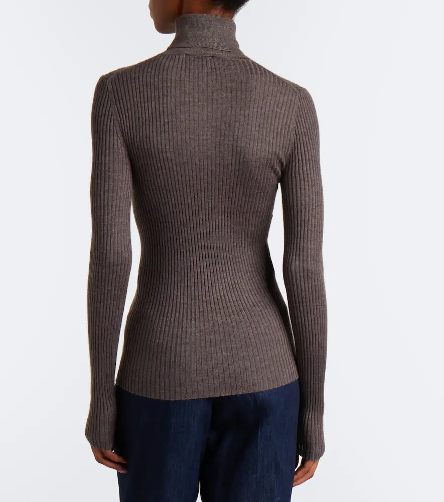 Gabriela Hearst Peppe cashmere and silk turtleneck sweater | Thumbnail 3