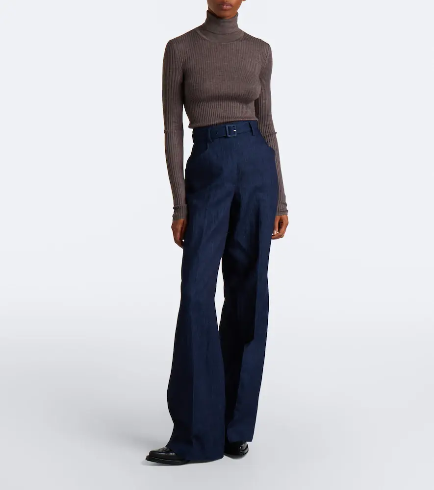Gabriela Hearst Peppe cashmere and silk turtleneck sweater | Thumbnail 4