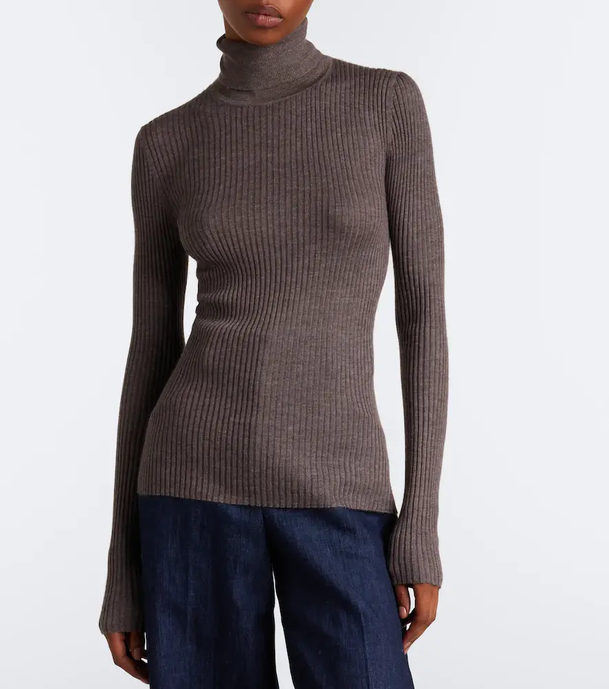 Gabriela Hearst Peppe cashmere and silk turtleneck sweater | Thumbnail 5