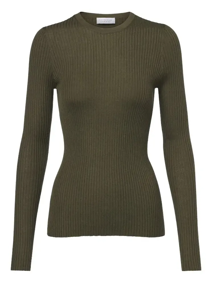 Browning ribbed-knit cashmere and silk sweater