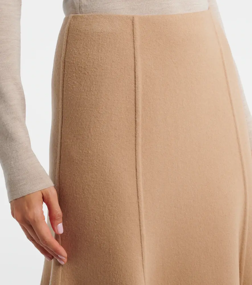 Gabriela Hearst Patterson cashmere midi skirt | Thumbnail 3