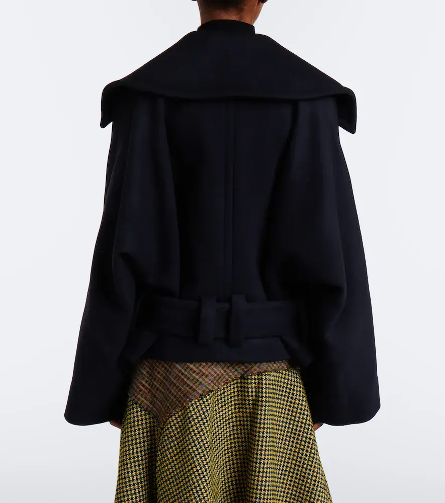 Patou Belted wool and silk peacoat | Thumbnail 5 Patou Belted wool and silk peacoat | Thumbnail 5