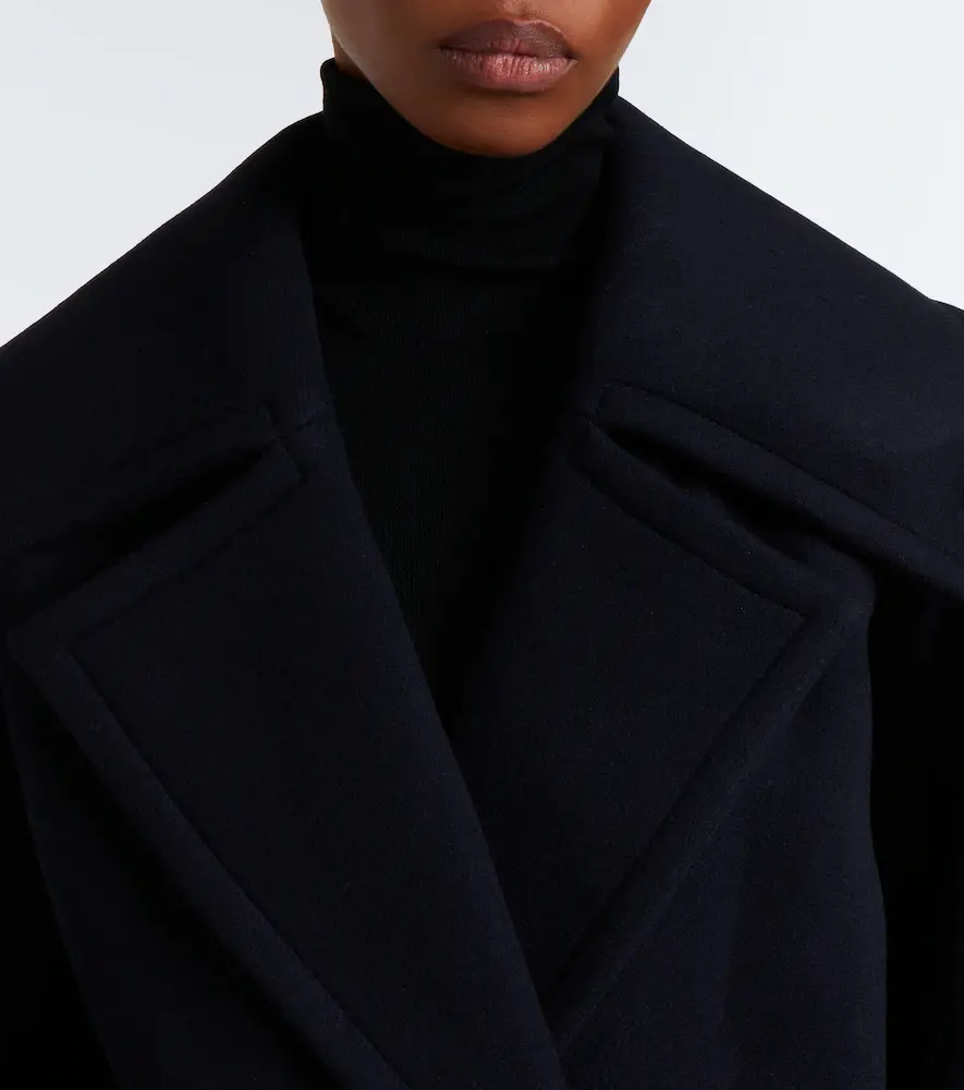 Patou Belted wool and silk peacoat | Thumbnail 6 Patou Belted wool and silk peacoat | Thumbnail 6