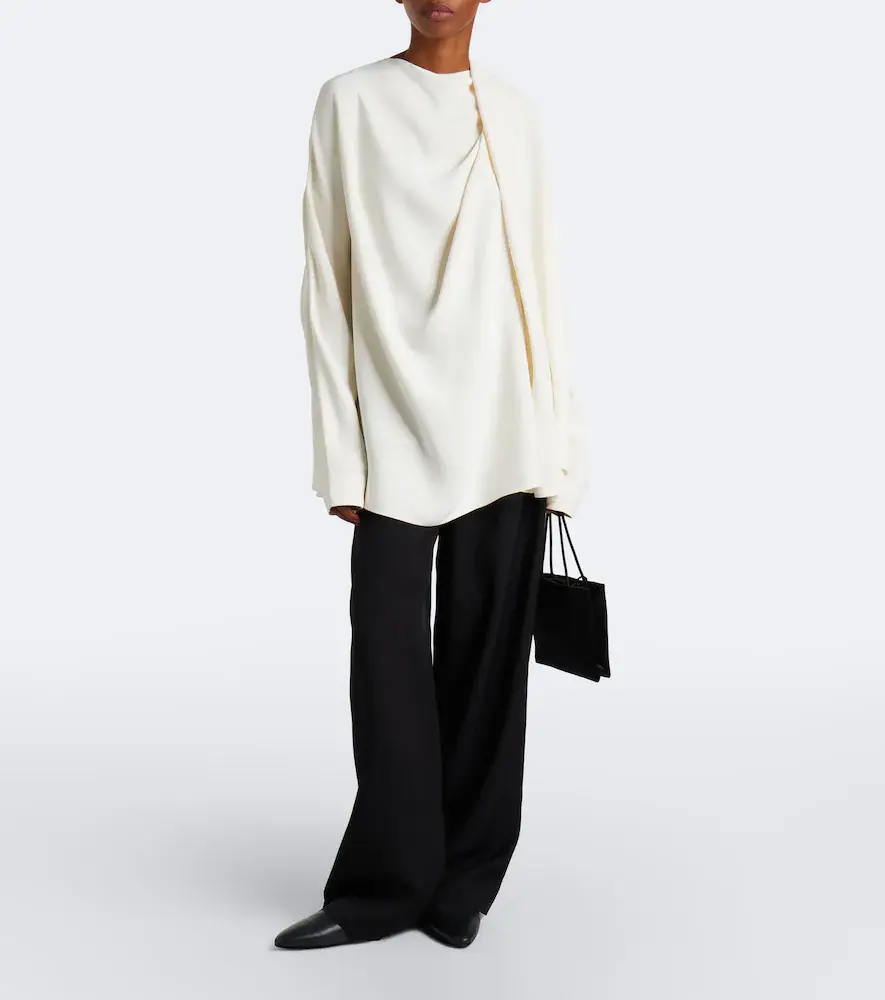 Loulou de Saison Ellon wide-leg pants | Thumbnail 3 Loulou de Saison Ellon wide-leg pants | Thumbnail 3
