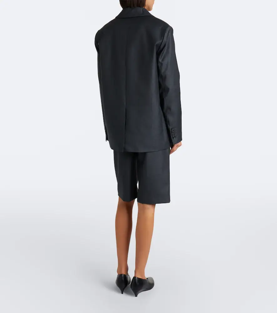 Loulou de Saison Robi virgin wool Bermuda shorts | Thumbnail 4 Loulou de Saison Robi virgin wool Bermuda shorts | Thumbnail 4