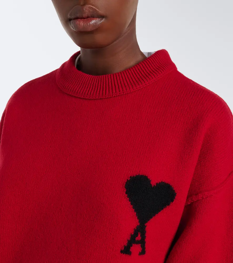 AMI PARIS Ami de Coeur virgin wool sweater | Thumbnail 5 AMI PARIS Ami de Coeur virgin wool sweater | Thumbnail 5