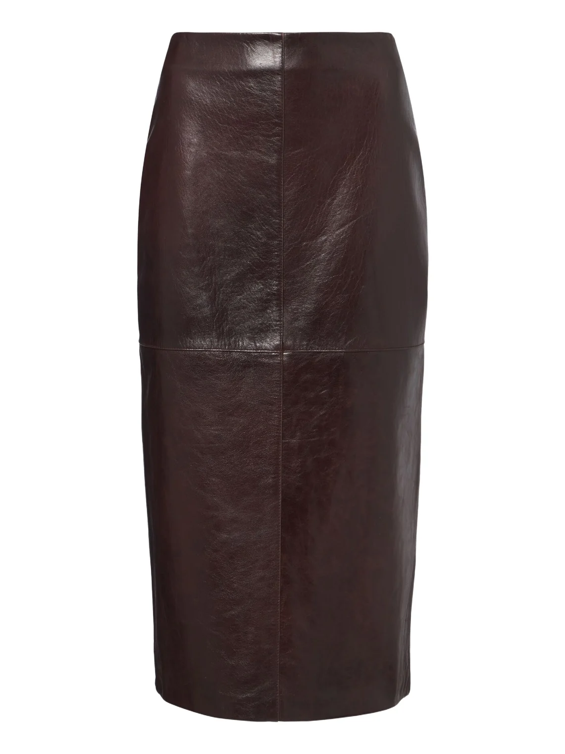 Leather midi skirt Leather midi skirt