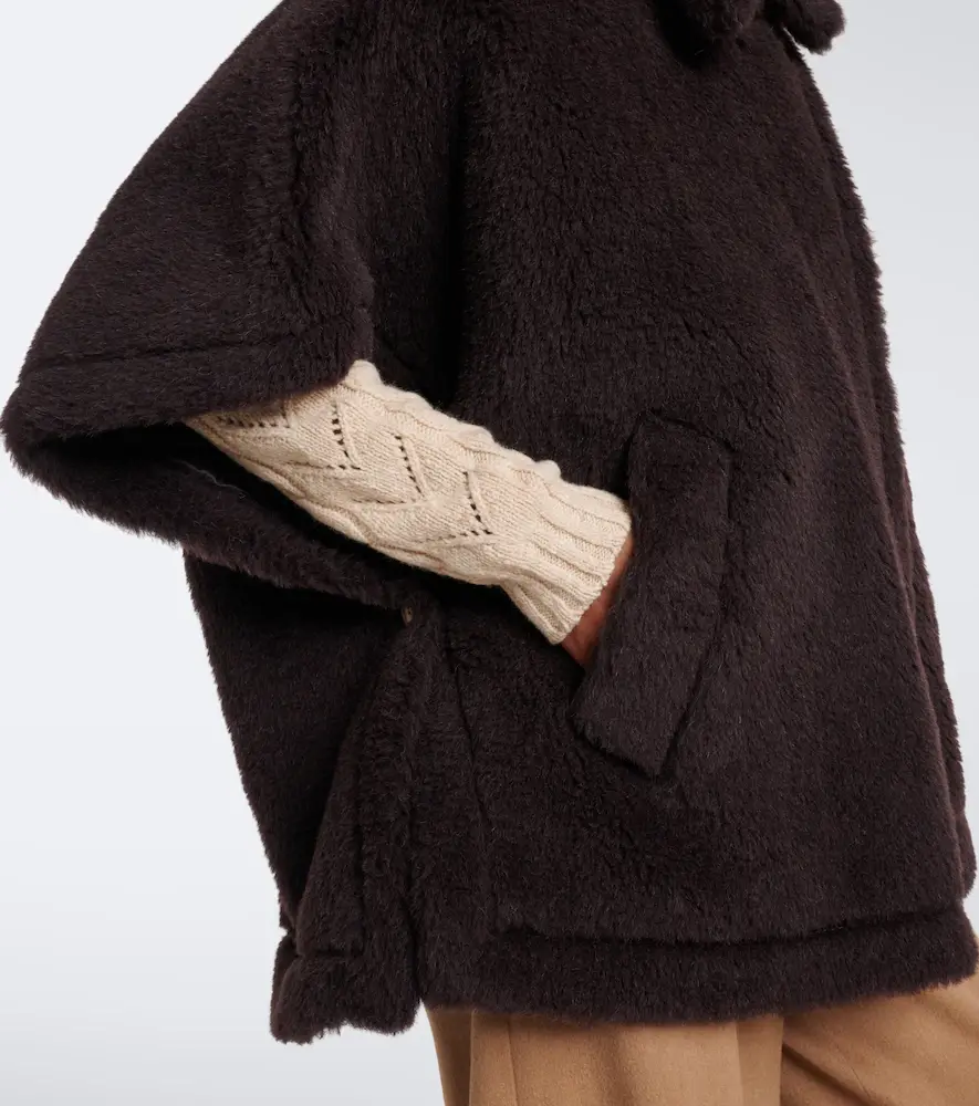 Max Mara Alpaca, wool, and silk cape | Thumbnail 2