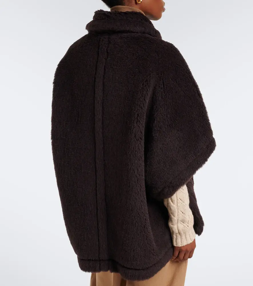 Max Mara Alpaca, wool, and silk cape | Thumbnail 4