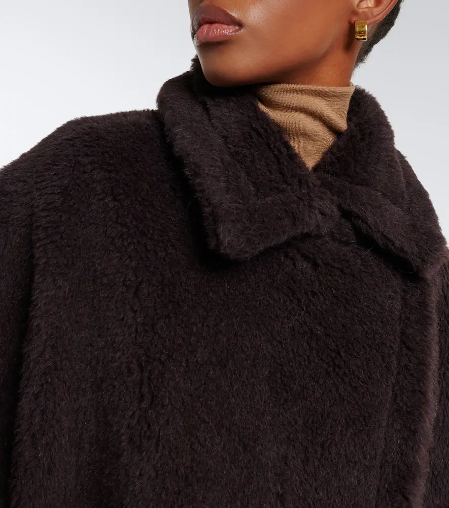 Max Mara Alpaca, wool, and silk cape | Thumbnail 6