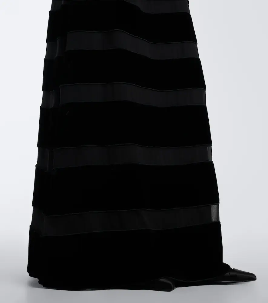 Max Mara Elegante silk georgette gown | Thumbnail 4