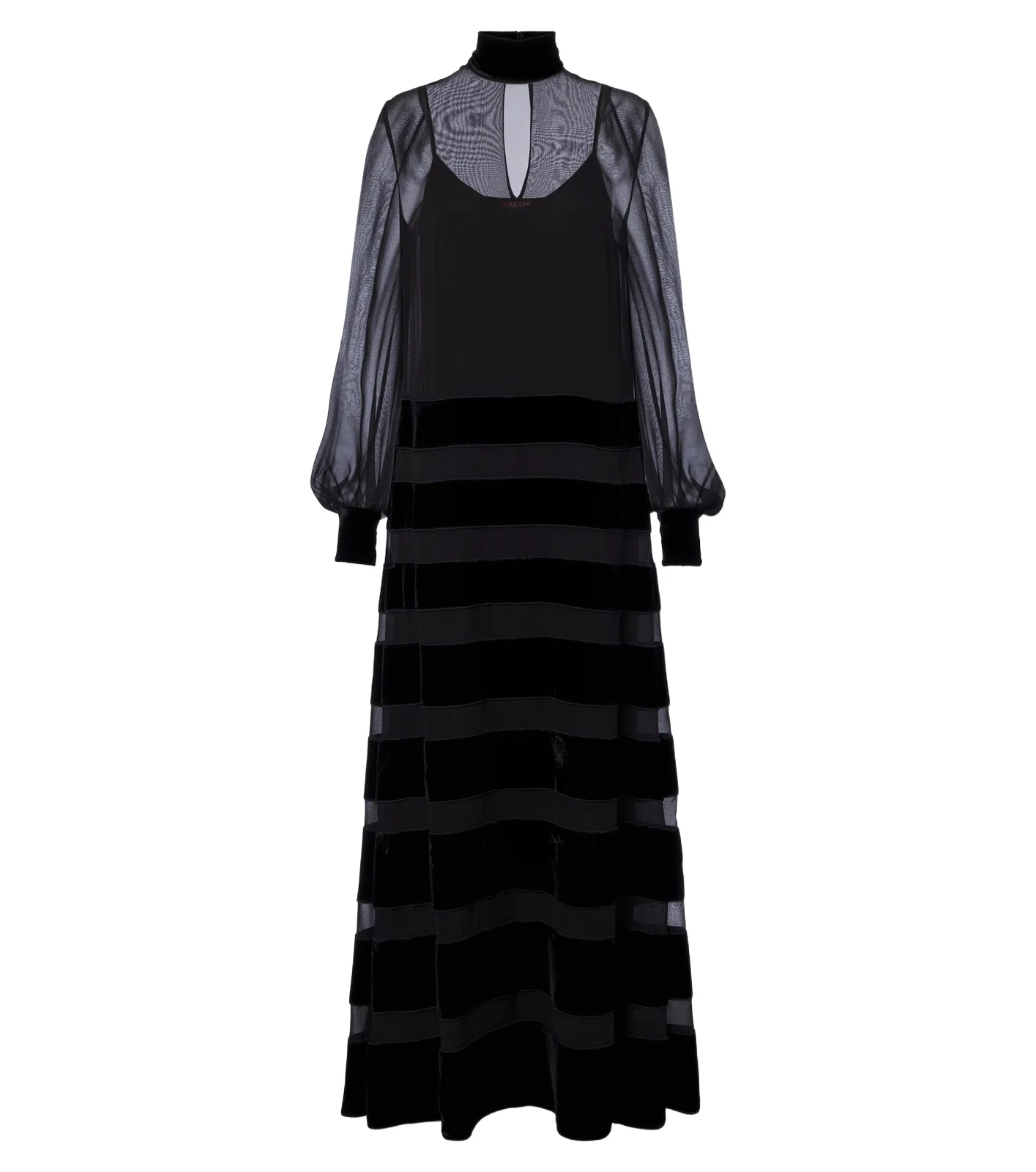 Max Mara Elegante silk georgette gown