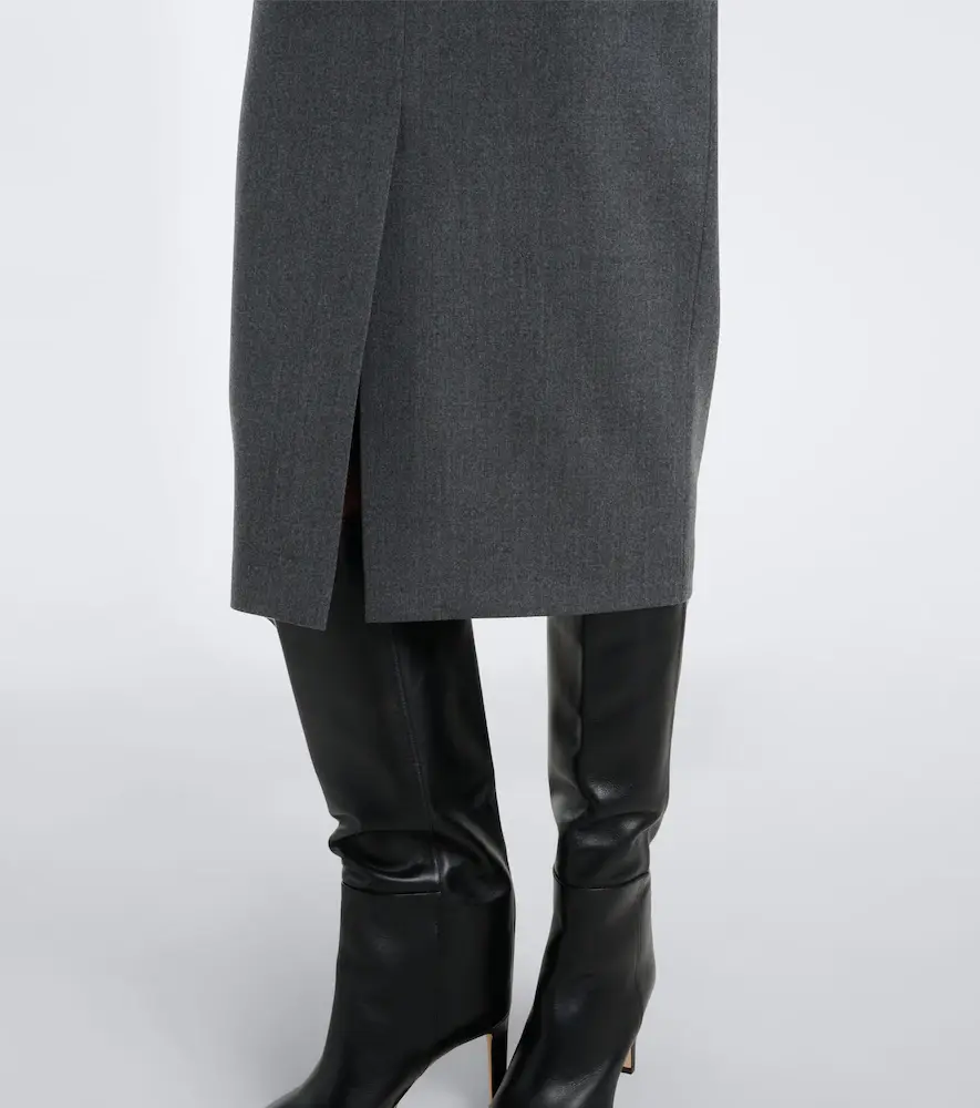 Max Mara Wool-blend pencil skirt | Thumbnail 4 Max Mara Wool-blend pencil skirt | Thumbnail 4